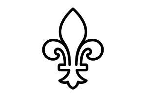 Quebec fleur black icon, an Outline Icon by Creative priyanka