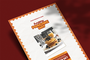 Pake - National Pancake Day Flyer