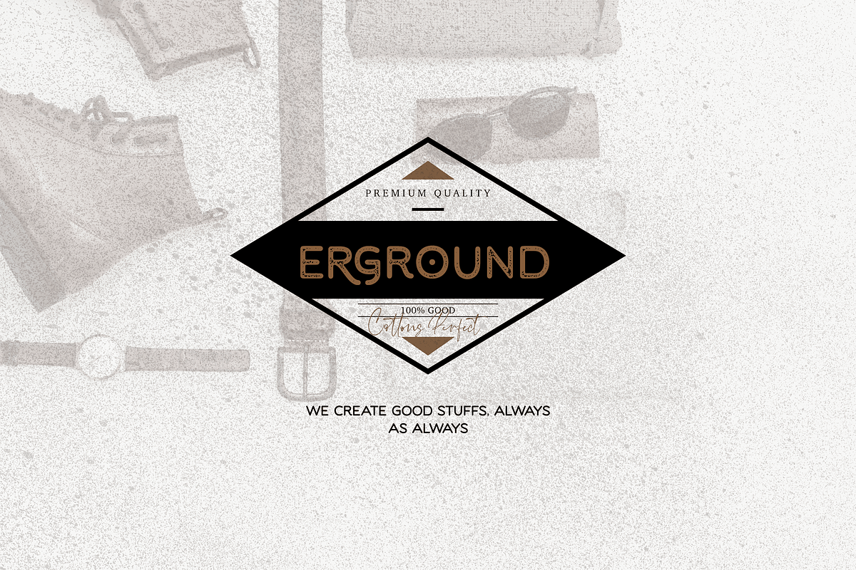 Brown House - A Modern & Vintage, a Sans Serif Font by Almarkhatype (Photo 4 of 13)
