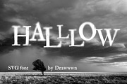 Halllow | Gothic SVG font, a Serif Font by Drawwwn (Thumbnail 1 of 12)