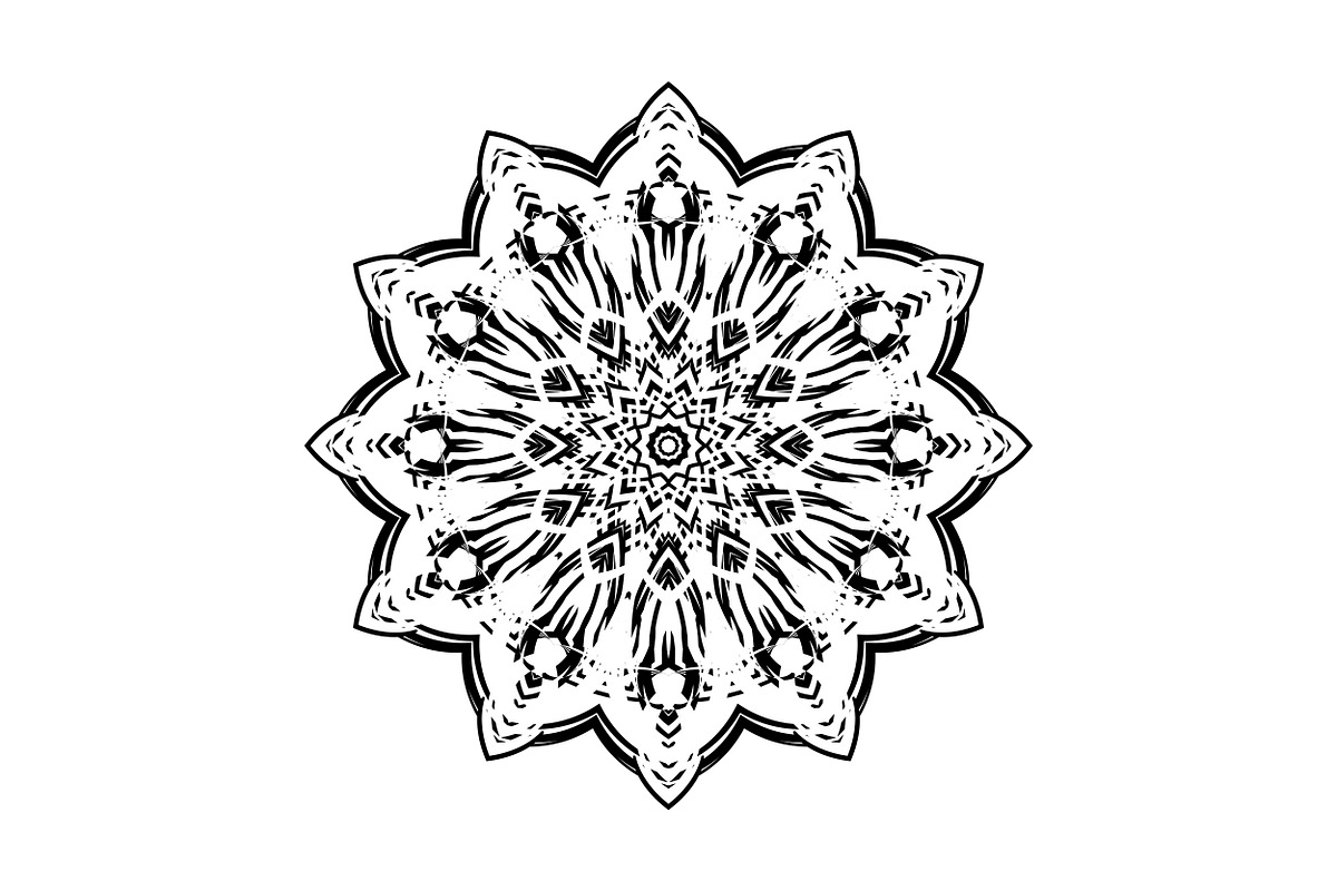 Decorative Mandala Digital Art Pack, a Decorative Illustration by NJ Himel (Photo 46 of 101)