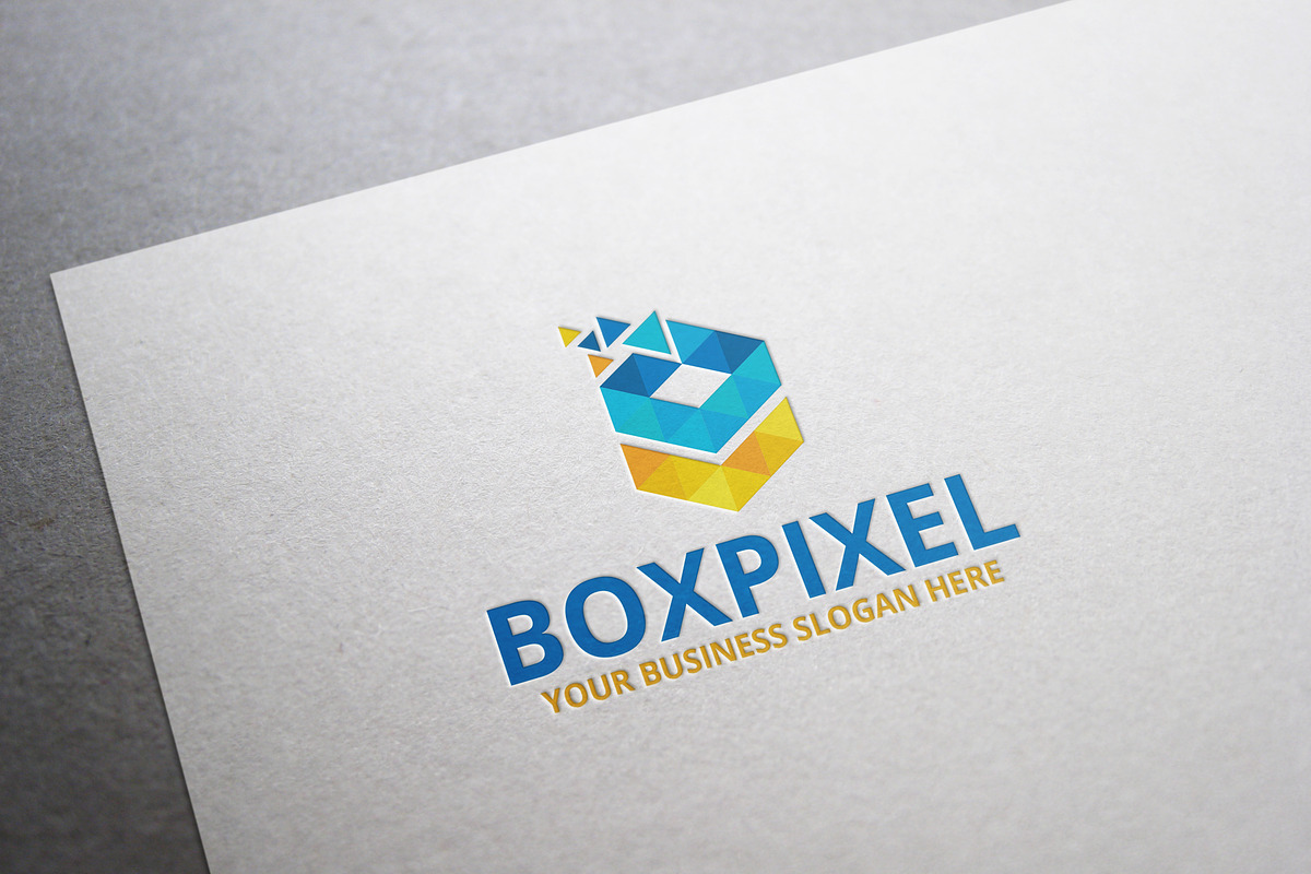 Box Pixel Logo, a Branding & Logo Template by Fitra Noor