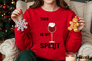 Christmas Wine Glasses PNG, an Illustration by DreamCafeArt (Thumbnail 3 of 4)