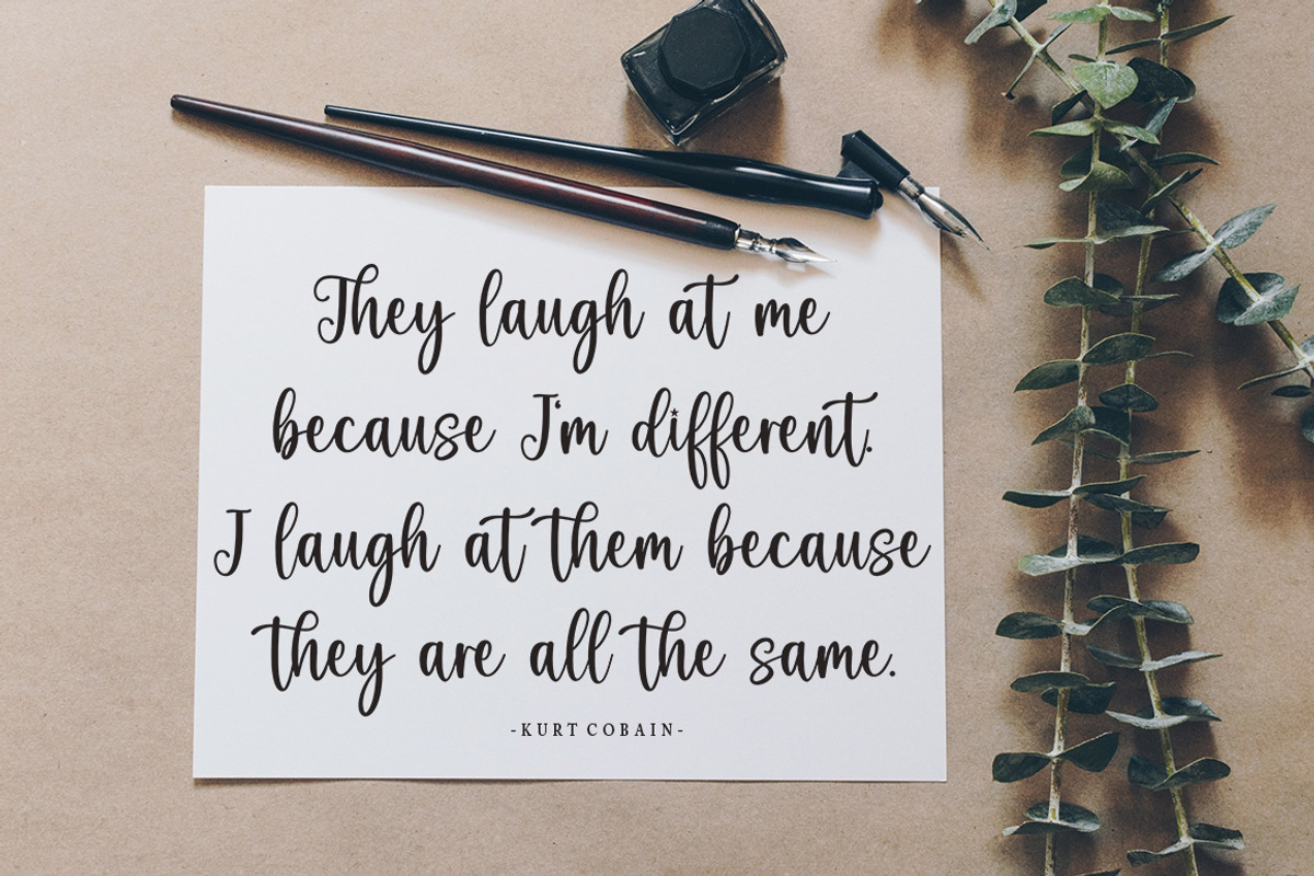 Lansonia, a Script Font by Bosstype Studio (Photo 7 of 8)