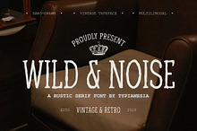 Wild & Noise - Rustic Vintage Serif