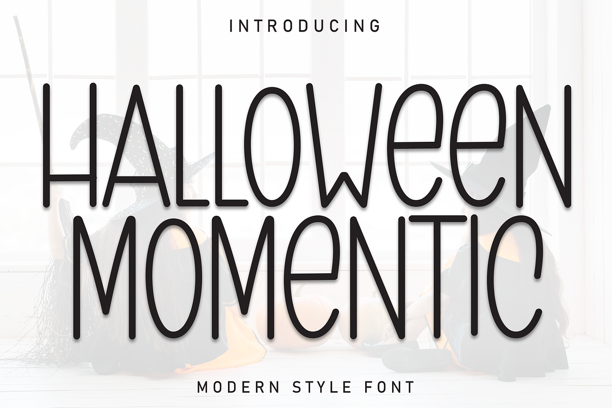 Halloween Momentic | Script Font, a Script Font by Scratchones (Photo 1 of 8)