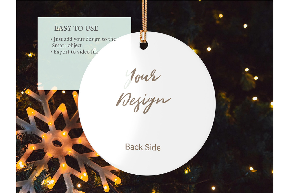 Ceramic Ornament Video Mockup, a Cups & Container Mockup by MockupsBox (Photo 3 of 5)