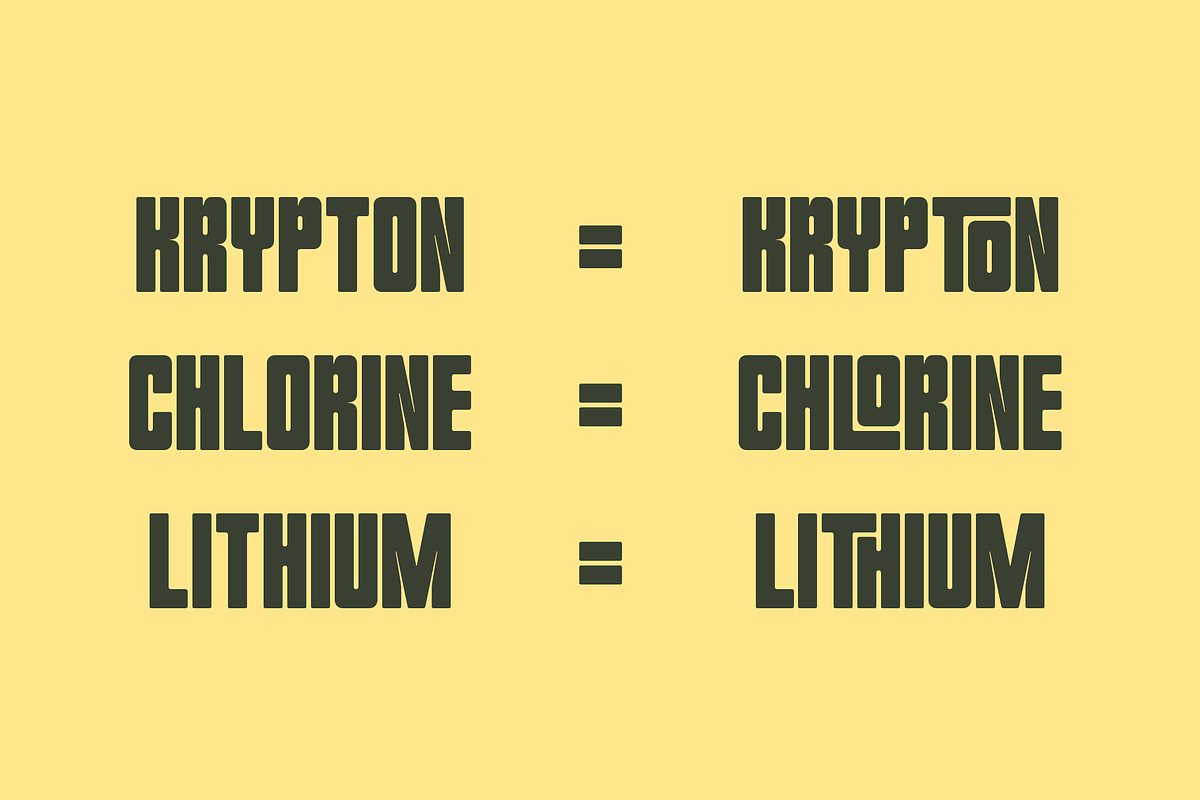 Klorhine - Condensed Font, a Sans Serif Font by Pikgura (Photo 6 of 9)