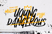 Naughty Klan - Street Type, a Font by ikiiko (Thumbnail 2 of 8)