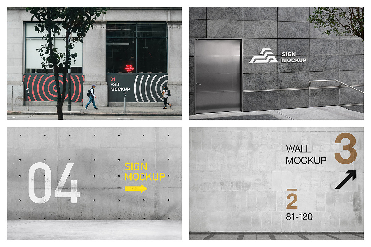 Wall Advertising Mockups, an Advertising Mockup by MockupForest (Photo 7 of 10)