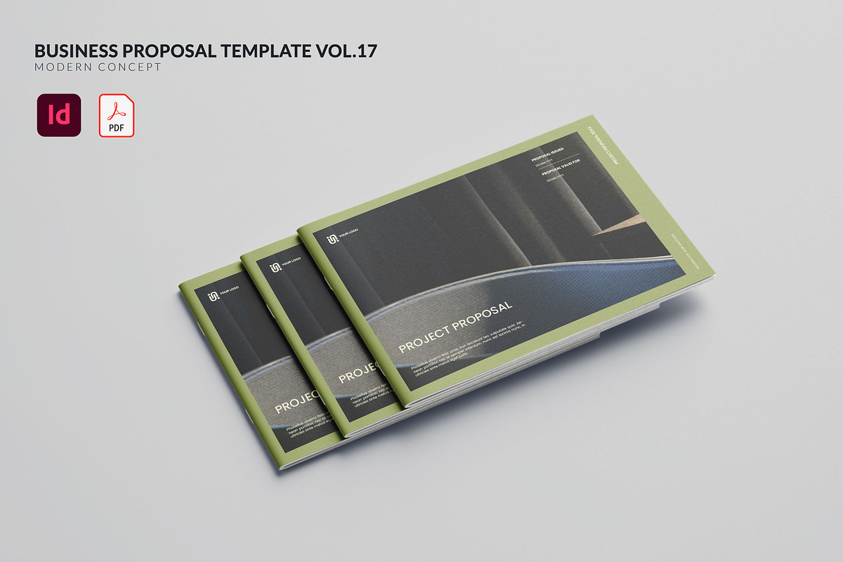 Business Proposal Template Vol.17, a Brochure Template by Bewalrus Studio (Photo 1 of 11)