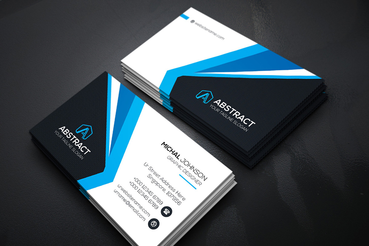 Modern Business Card, a Business Card Template by GenerousArt (Photo 4 of 5)