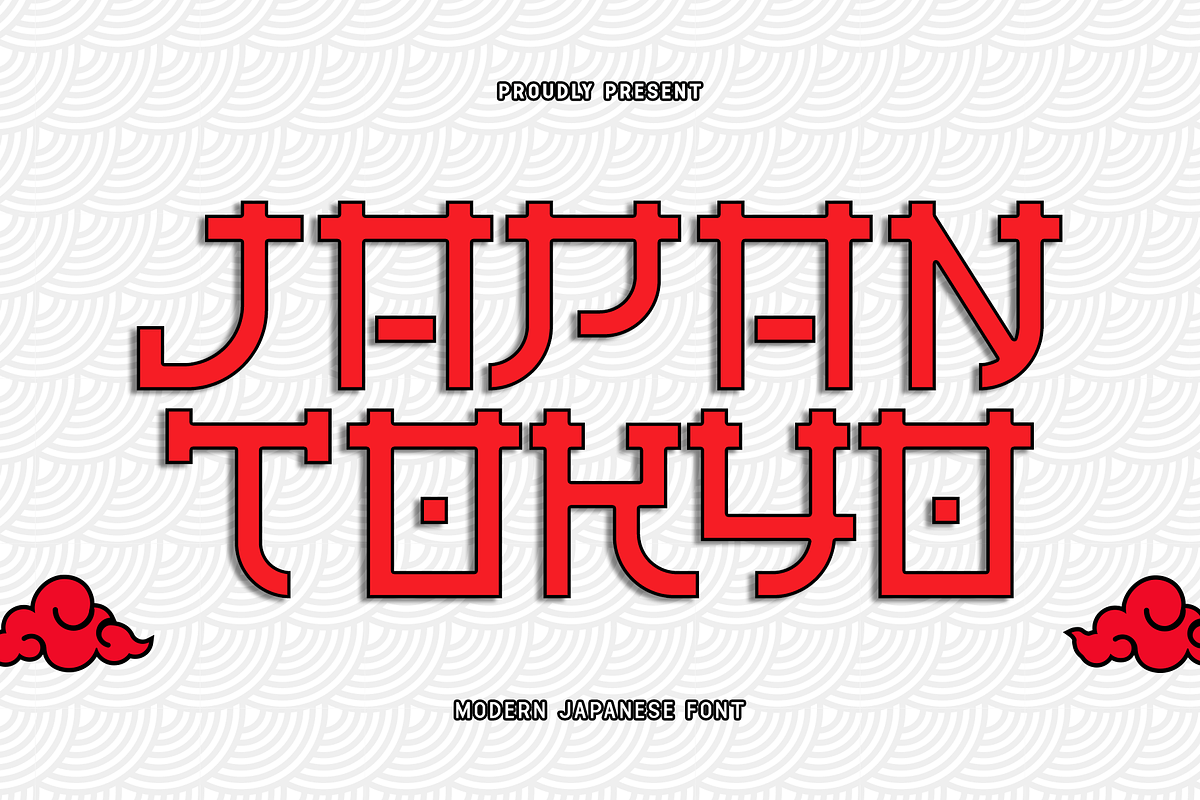 Japan Tokyo - Modern Japanese Font, a Serif Font by overlaytemplates (Photo 1 of 5)