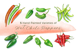 Hot Chili Peppers | 5 Cliparts