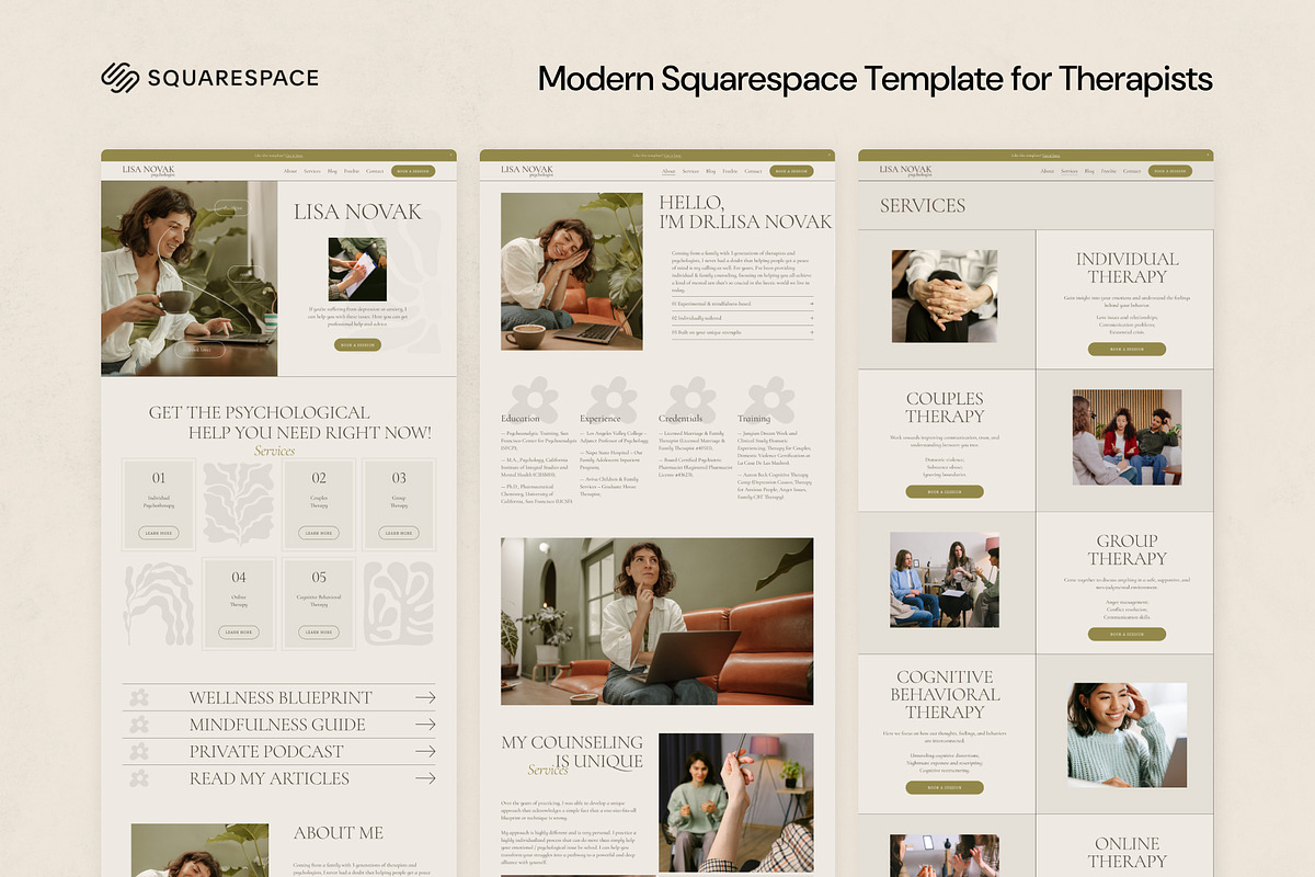 Squarespace Template: Here&Now, a Squarespace Template by Applet Studio (Photo 3 of 7)