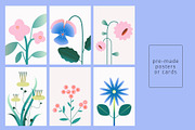 Gradient Flowers: posters, elements, an Object Graphic by Lena Nikolaeva (Thumbnail 13 of 17)