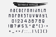 Bothweld Typeface, a Sans Serif Font by Izalsye (Thumbnail 5 of 9)