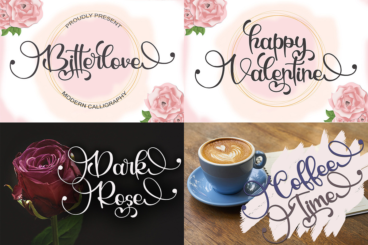 VALENTINE FONT BUNDLE, a Handwritten Font by Letterafa Studio (Photo 7 of 16)