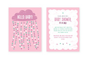 Baby Shower Invitation, an Invitation Template by moibalkon (Thumbnail 1 of 3)