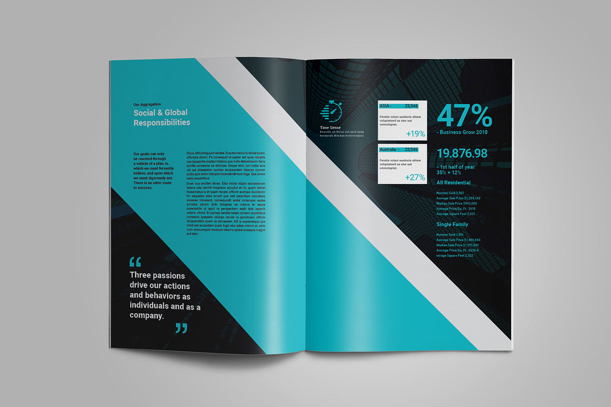 Annual Report Template, a Brochure Template by Elite_Standard (Photo 11 of 14)
