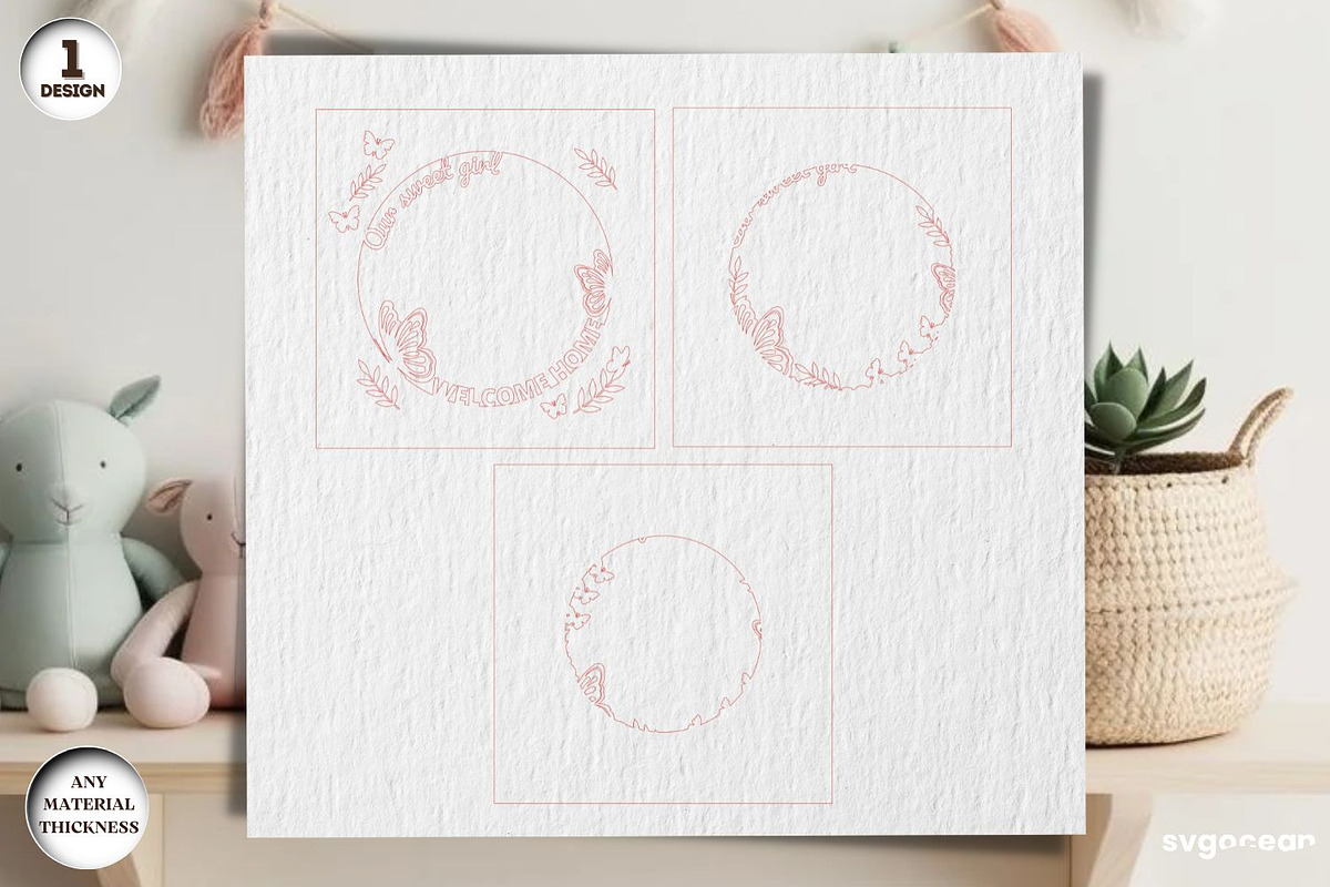 Shadow Box Frames Laser Cut Bundle, a Decorative Illustration by svgocean (Photo 7 of 13)