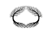 Nature Wreath Frame Vector Bundle, an Illustration by jahid234 (Thumbnail 26 of 51)