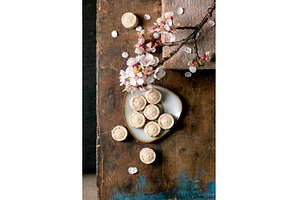 Spring Cookies With Cherry Blossom, a Background Photo by Natasha Breen