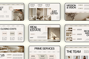 Real Estate Presentation Slide Deck, a Presentation Template by Branding Babe Co. (Thumbnail 1 of 9)