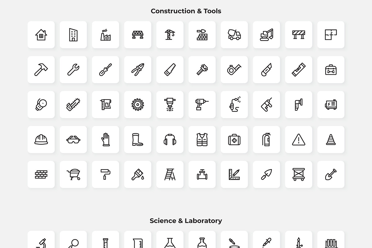1500 Outline Icons Canva Bundle, an Outline Icon by Abert (Photo 15 of 15)