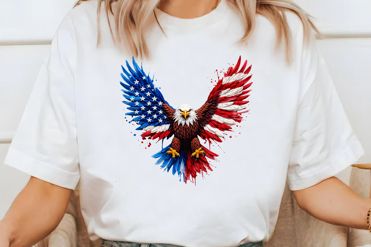 Patriotic American Eagle 4th of July, an Illustration by Designworld (Photo 2 of 5)