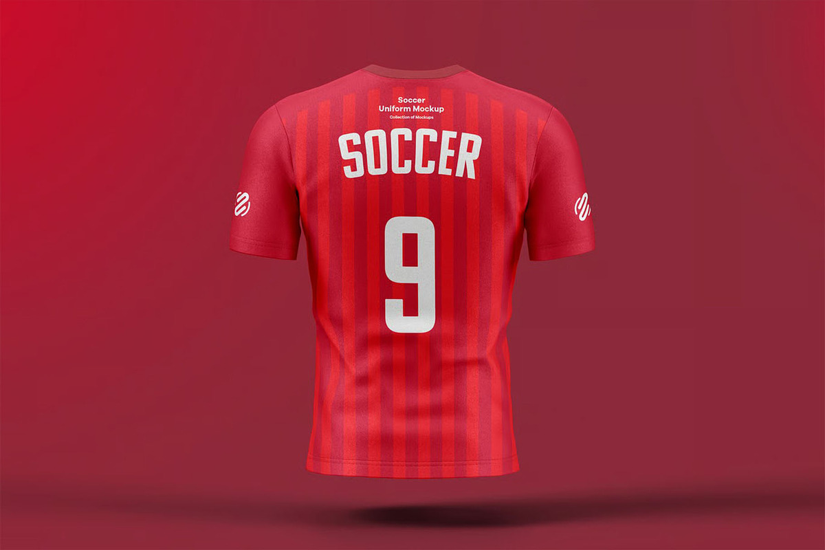 Soccer T-shirt Mock-up, a Shirt Mockup by zippypixelstudio (Photo 3 of 8)
