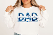 Dad Split Name Frame PNG, Father's, an Illustration by Designking (Thumbnail 2 of 6)