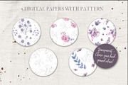 Floral Watercolor Graphics Set, a Texture Illustration by Honey & Jazz Co. (Thumbnail 14 of 14)