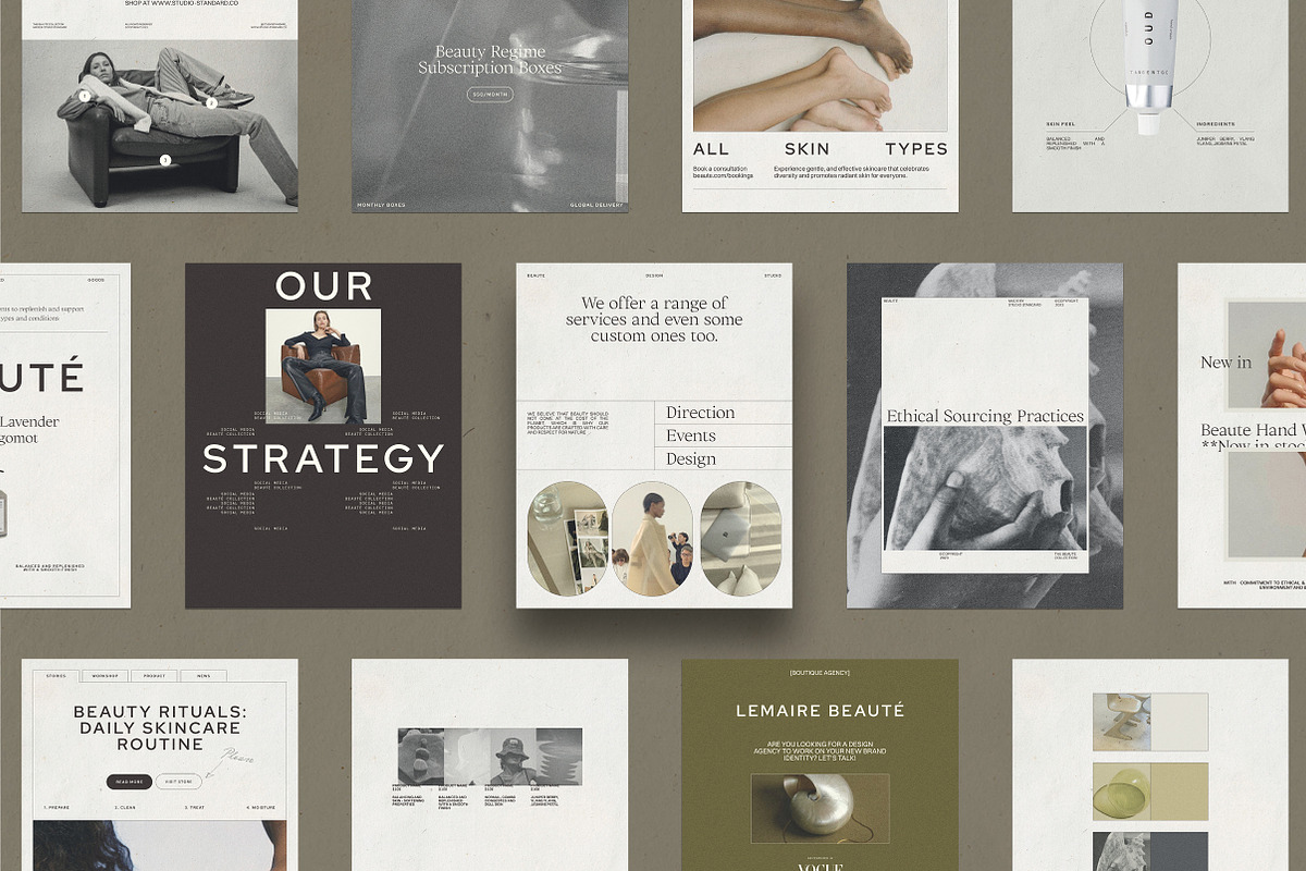 BEAUTÉ | Social Media Kit, a Social Media Template by Studio Standard (Photo 7 of 12)