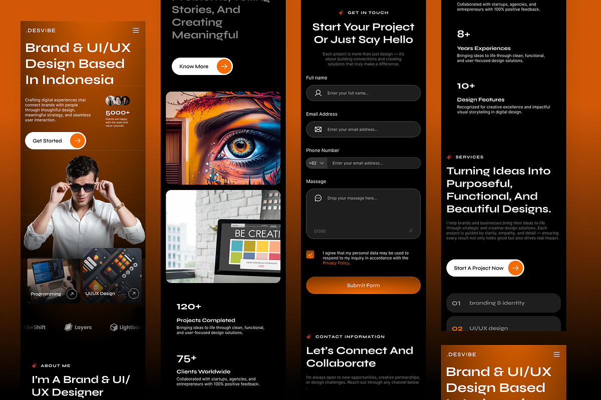 Desvibe - Freelancer Portofolio preview 5