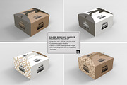 Square Cake Carrier Packaging Mockup, a Packaging Mockup by INCDesign (Thumbnail 3 of 4)