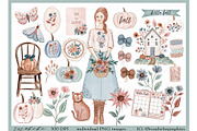 Floral Fall, a Graphic by Rosabebe (Thumbnail 1 of 3)