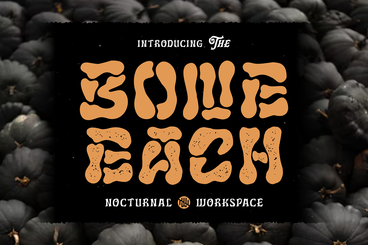 Bone Each Font, a Symbol Font by Nocturnal Workspace (Photo 1 of 7)
