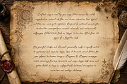 Gilded Oath - Medieval Ink Script, a Script Font by HipFonts (Thumbnail 2 of 11)