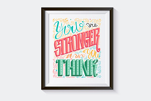 Inspirational and motivation poster