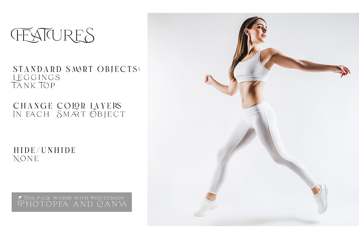 Leggings and Top PSD & PNG Mockups, a Product Mockup by mock-ups (Photo 3 of 20)