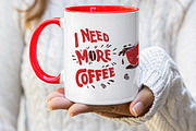 Cute Kawaii Coffee Cup T-Shirt Print, an Object Graphic by Paul Lesser (Thumbnail 6 of 6)