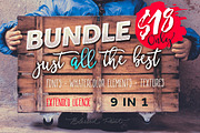 Bundle by BlessedPrint - Just $18, a Script Font by Blessed Print (Thumbnail 1 of 21)