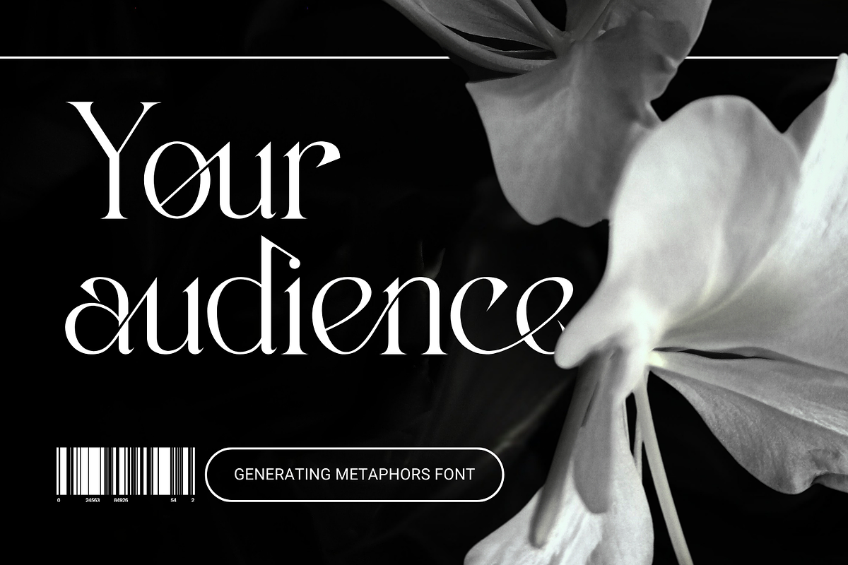 Generating Metaphors - Elegant Serif, a Serif Font by 177Studio (Photo 4 of 8)