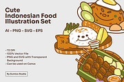 Cute Indonesian Food Illustration, a Food Illustration by Gumico Studio. (Thumbnail 3 of 3)