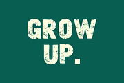 Modern Distress Vintage Font, a Sans Serif Font by Fourteen Letter (Thumbnail 2 of 6)