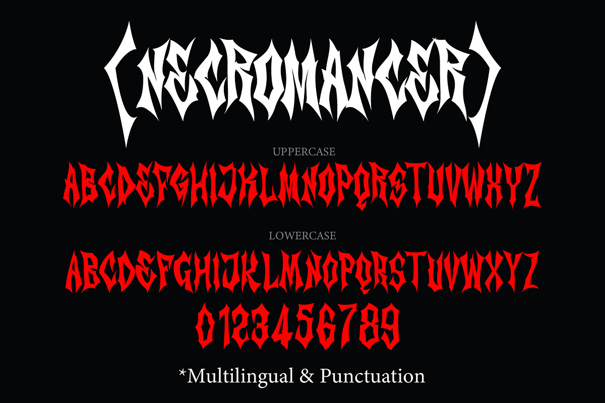 Necromancer Exorcist, a Blackletter Font by BBtypeStudios (Photo 8 of 9)