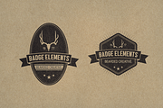 Vintage Badges - 7 Pack, an Object Graphic by Bearded Creative (Thumbnail 3 of 5)