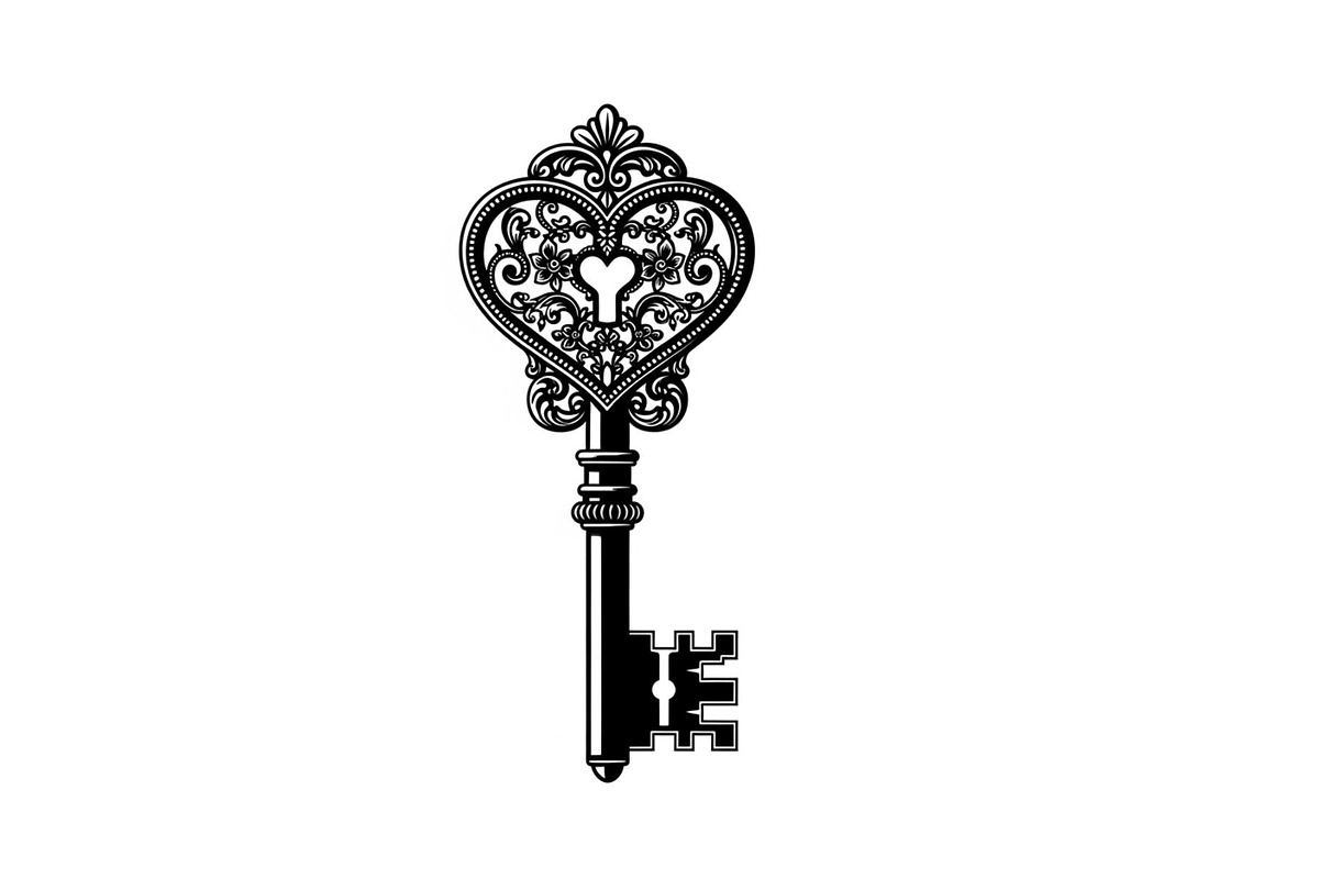 Vintage Skeleton Key Bundle, an Illustration by Gaye Art (Photo 17 of 31)