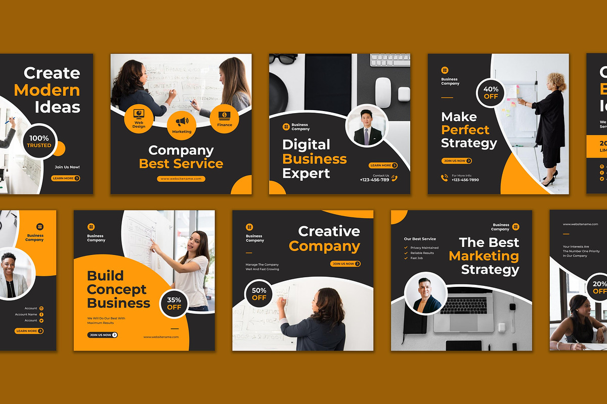 Creative Business Instagram Post, a Social Media Template by CavenArt (Photo 5 of 5)